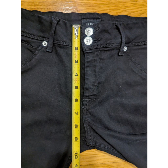 Hudson Jeans Collin Black Skinny Denim Size 31 - Picture 10 of 12